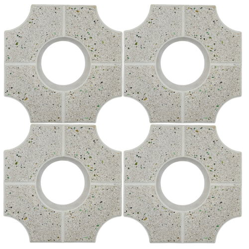 Adocreto Hormigón - Blanco - Pulido. K-A-001 / 25x25x6