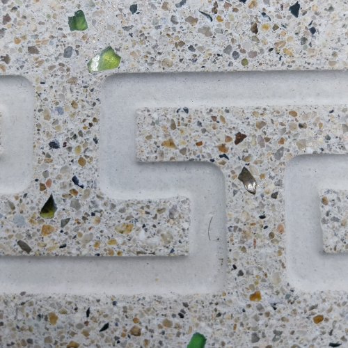 Palmeta Hormigón - Blanco - Pulida. K-P-001 / 32x32x2