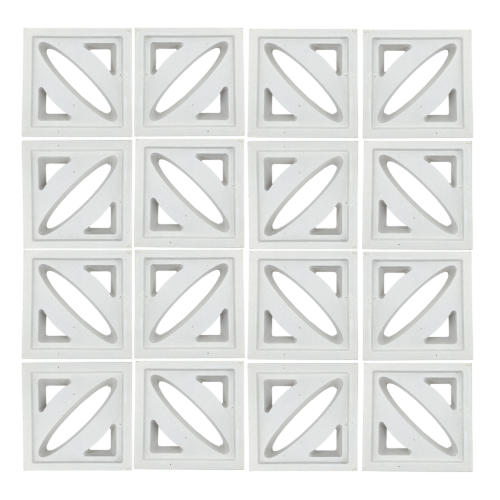 Celosía hormigón blanco K-C-003 20x20x6