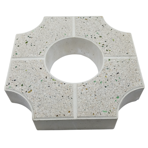 Adocreto Hormigón - Blanco - Pulido. K-A-001 / 25x25x6