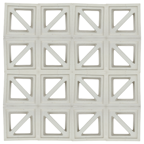 Celosía hormigón blanco K-C-004 20x20x6