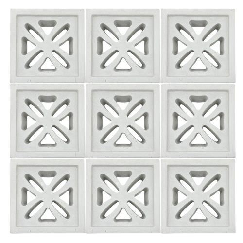 Celosía hormigón blanco K-C-005 20x20x6