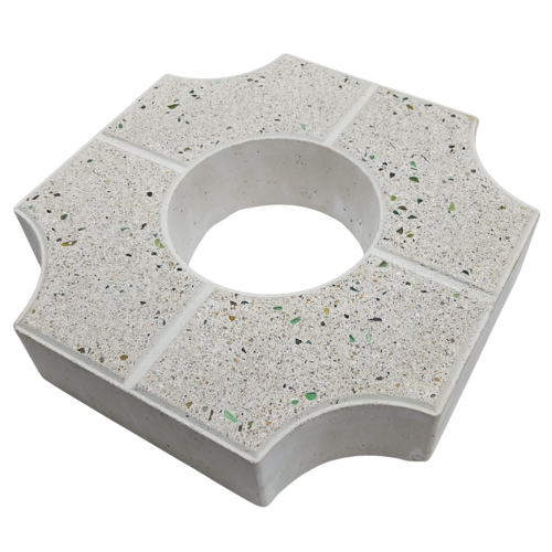 Adocreto Hormigón - Blanco - Pulido. K-A-001 / 25x25x6