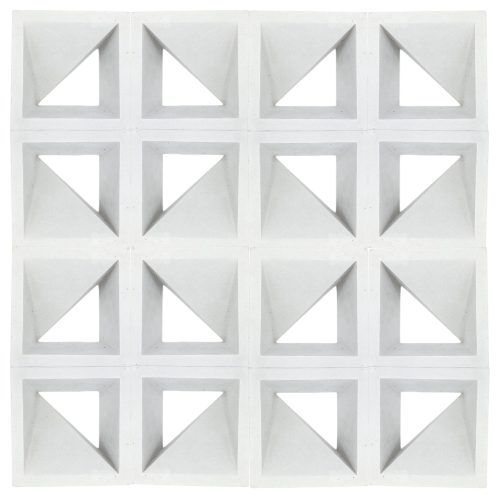 Celosía hormigón blanco K-C-010 20x20x10