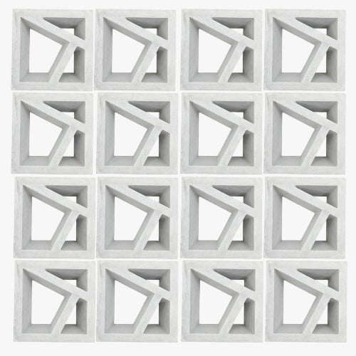 Celosía hormigón blanco K-C-008 20x20x10