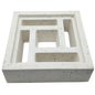 Celosía hormigón blanco K-C-002 20x20x6