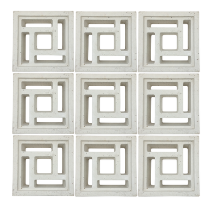 Celosía hormigón blanco K-C-002 20x20x6
