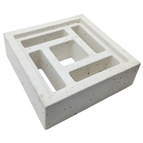 Celosía hormigón blanco K-C-002 20x20x6