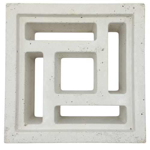 Celosía hormigón blanco K-C-002 20x20x6